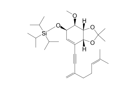 [(3aR,4S,5R,7aR)-4-methoxy-2,2-dimethyl-7-(7-methyl-3-methylene-oct-6-en-1-ynyl)-3a,4,5,7a-tetrahydro-1,3-benzodioxol-5-yl]oxy-triisopropyl-silane