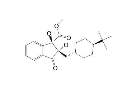 METHYL-TRANS-2-(TRANS-4-TERT.-BUTYLCYCLOHEXYL)-METHYL-2,3-DIHYDROXY-1-OXOINDONYL-3-CARBOXYLATE