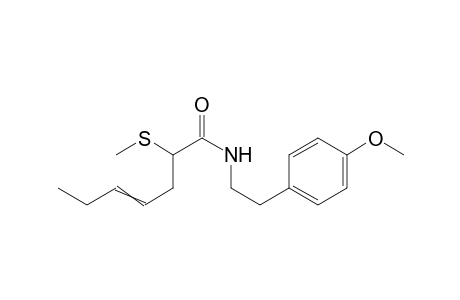 (E/Z)-2-Methylthio-4-heptenoic acid p-methoxyphenethylamide