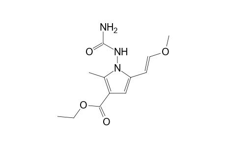 Ethyl 1-[(aminocarbonyl)amino]-5-[(E)-2-methoxy-1-ethenyl]-2-methyl-1H-3-pyrrolecarboxylate