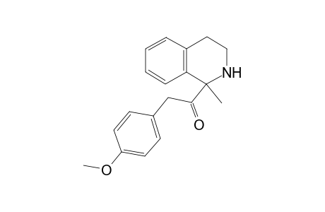 2-(4-Methoxyphenyl)-1-(1-methyl-1,2,3,4-tetrahydroisoquinolin-1-yl)ethanone