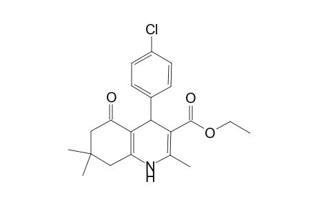 4-(4-Chlorophenyl)-2,7,7-trimethyl-5-oxo-1,4,6,8-tetrahydroquinoline-3-carboxylic acid ethyl ester