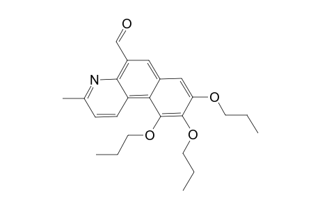 3-Methyl-8,9,10-tripropoxybenzo[f]quinoline-5-carbaldehyde