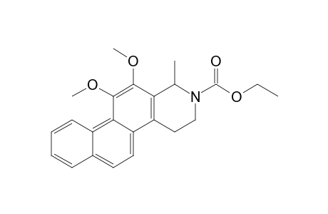 N-Carbethoxy-11,12-dimethoxy-1-methyl-1,2,3,4-tetrahydronaphtho[2,1-f]isoquinoline