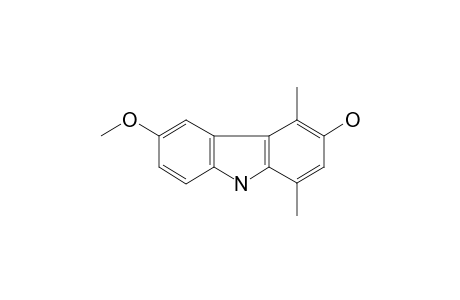 6-methoxy-1,4-dimethyl-9H-carbazol-3-ol