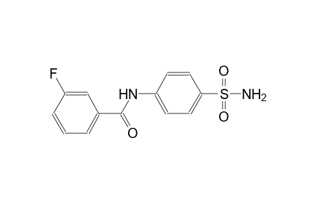 N-[4-(aminosulfonyl)phenyl]-3-fluorobenzamide