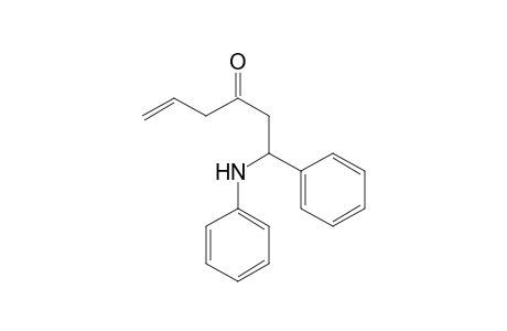5-Hexen-3-one, 1-phenyl-1-(phenylamino)-