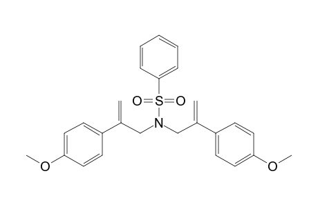 N,N-bis[2-(4-methoxyphenyl)allyl]benzenesulfonamide
