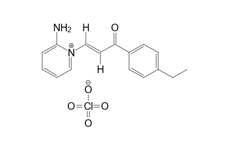 trans-2-amino-1-[2-(p-ethylbenzoyl)vinyl]pyridinium perchlorate