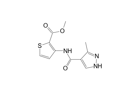 3-(3-methylpyrazole-4-carboxamido)-2-thiophenecarboxylic acid, methyl ester