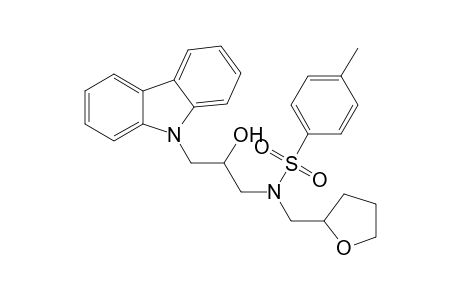 N-(3-carbazol-9-yl-2-hydroxy-propyl)-4-methyl-N-(tetrahydrofurfuryl)benzenesulfonamide