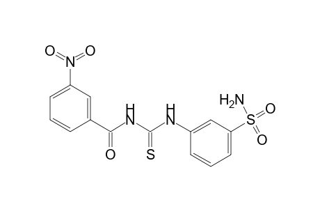 1-(3-Nitrobenzoyl)-3-(3-aminosulfonylphenyl)thiourea