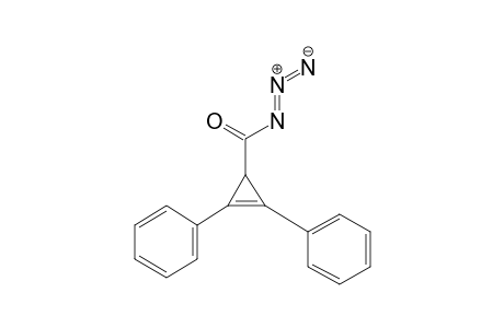 2-Cyclopropene-1-carbonyl azide, 2,3-diphenyl-