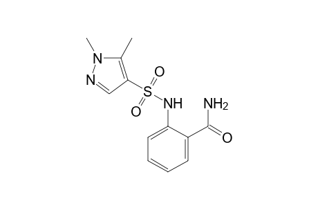 2-{[(1,5-dimethyl-1H-pyrazol-4-yl)sulfonyl]amino}benzamide