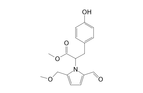 Methyl 2-[2-Formyl-5-(methoxymethyl)-1H-pyrrol-1-yl]-3-(4-hydroxyphenyl)propanoate