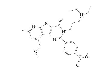 pyrido[3',2':4,5]thieno[3,2-d]pyrimidin-4(3H)-one, 3-[3-(diethylamino)propyl]-9-(methoxymethyl)-7-methyl-2-(4-nitrophenyl)-