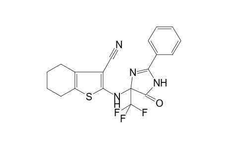 1-Benzothiophene-3-carbonitrile, 2-[[4,5-dihydro-5-oxo-2-phenyl-4-(trifluoromethyl)-1H-imidazol-4-yl]amino]-4,5,6,7-tetrahydro-