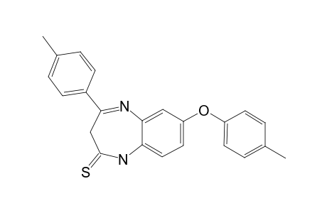 2,3-DIHYDRO-4-(PARA-METHYLPHENYL)-7-(PARA-METHYLPHENOXY)-(1H)-1,5-BENZODIAZEPINE-2-THIONE