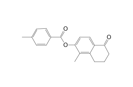 Benzoic acid, 4-methyl-, (5,6,7,8-tetrahydro-1-methyl-5-oxonaphth-2-yl) ester