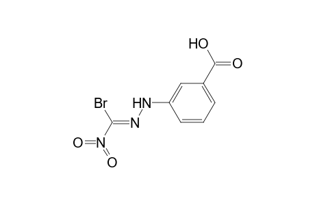 Benzoic acid, 3-[N2-(bromo)(nitro)methylene]hydrazino-