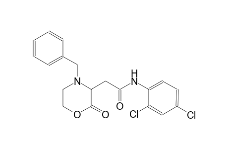 3-morpholineacetamide, N-(2,4-dichlorophenyl)-2-oxo-4-(phenylmethyl)-