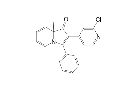 2-(2-Chloropyridin-4-yl)-8a-methyl-3-phenylindolizin-1(8aH)-one