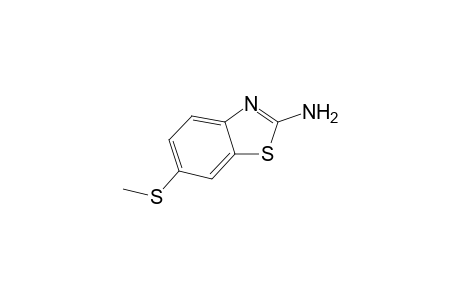 2-Benzothiazolamine, 6-(methylthio)-