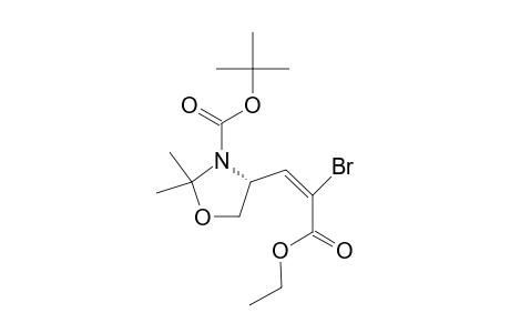 ETHYL-(E)-2-BROMO-3-[(4'R)-(3'-TERT.-BUTYLOXYCARBONYL-2',2'-DIMETHYLOXAZOLIDIN-4'-YL)]-ACRYLATE