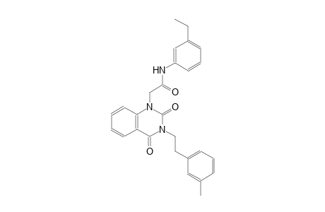 N-(3-ethylphenyl)-2-(3-[2-(3-methylphenyl)ethyl]-2,4-dioxo-3,4-dihydro-1(2H)-quinazolinyl)acetamide