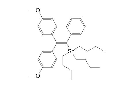 [2,2-bis(4-methoxyphenyl)-1-phenyl-ethenyl]-tributyl-stannane