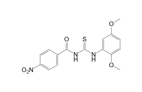 1-(2,5-dimethoxyphenyl)-3-(p-nitrobenzoyl)-2-thiourea