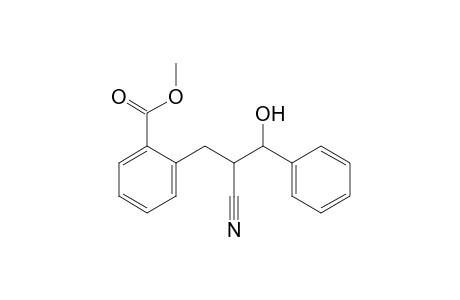 2-(Methoxycarbonyl)-.alpha.-[.alpha'.-hydroxybenzyl]-dihydrocinnamyl-nitrile