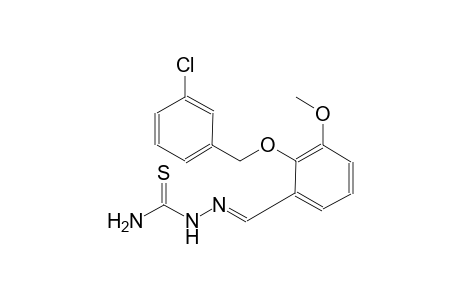 2-[(3-chlorobenzyl)oxy]-3-methoxybenzaldehyde thiosemicarbazone