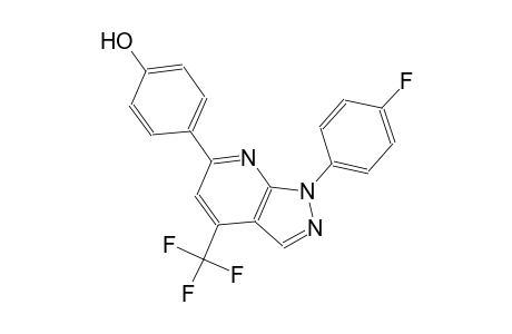 phenol, 4-[1-(4-fluorophenyl)-4-(trifluoromethyl)-1H-pyrazolo[3,4-b]pyridin-6-yl]-
