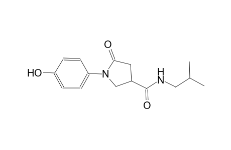 3-pyrrolidinecarboxamide, 1-(4-hydroxyphenyl)-N-(2-methylpropyl)-5-oxo-