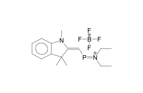 P-(1,3,3-TRIMETHYLINDOLEN-2-YLIDENEMETHYL)-N,N-DIETHYLPHOSPHAZENONIUMTETRAFLUOROBORATE