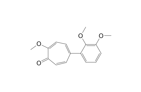 2-Methoxy-5-(2',3'-dimethoxyphenyl)cyclohepta-2,4,6-trien-1-one