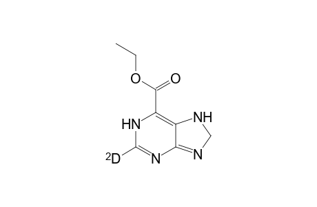 2-Deuterio-8,9-dihydro-7H-purine-6-carboxylic acid ethyl ester