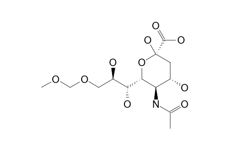 5-ACETAMIDO-9-O-METHOXYMETHYL-3,5-DIDEOXY-D-GLYCERO-BETA-D-GALACTO-2-NONULOPYRANOSYLONIC-ACID