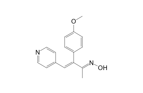 (E)-3-(4-Methoxy-phenyl)-4-pyridin-4-yl-but-3-en-2-one oxime