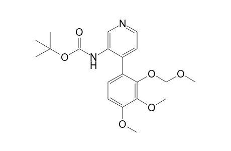 4-(1,2-Dimethoxy-3-methoxymethoxyphen-4-yl)-3-(tert-Butoxycarbonylamido)pyridine