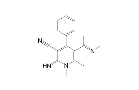 5-[1'-N-(Methylimino)ethyl]-2-imino-1,6-dimethyl-4-phenyl-1,2-dihydropyridin-3-carbonitrile