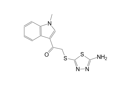 ethanone, 2-[(5-amino-1,3,4-thiadiazol-2-yl)thio]-1-(1-methyl-1H-indol-3-yl)-