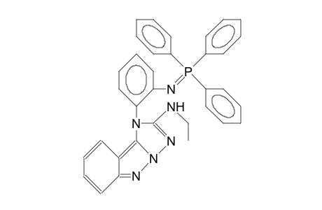 2-Ethylamino-1-[(o-(triphenylphosphanyl)imino)phenyl]indazolo[3,2-e][1,2,4]triazole