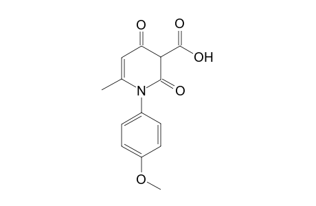 3-Pyridinecarboxylic acid, 1,2,3,4-tetrahydro-1-(4-methoxyphenyl)-6-methyl-2,4-dioxo-
