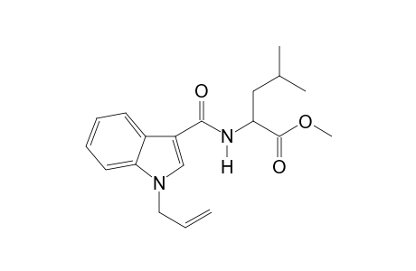 Ethyl 2-([(1-[prop-2-en-1-yl]-1H-indol-3-yl)carbonyl]amino)-4-methyl pentanoate
