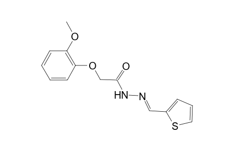 2-(2-Methoxyphenoxy)-N'-[(E)-2-thienylmethylidene]acetohydrazide