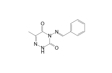 4-(benzylideneamino)-6-methyl-as-triazine-3,5(2H,4H)-dione