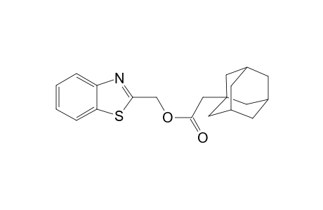 (Adamantan-1-yl)acetic acid, (benzothiazol-2-yl)methyl ester