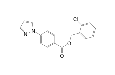 2-Chlorobenzyl 4-(1H-pyrazol-1-yl)benzoate